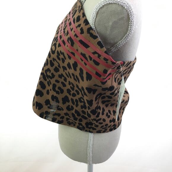 Flirtitude Active Crop Top Chocolate Leopard XL - Picture 8 of 11